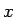 $\boldmath {x}$