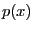 $p(x)$