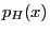 $p_H(x)$