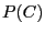 $P(C)$