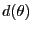 $d(\theta)$