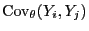 ${\rm Cov}_\theta(Y_i,Y_j)$