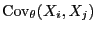 ${\rm Cov}_\theta(X_i,X_j)$