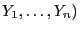 $Y_1,\ldots,Y_n)$
