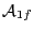 ${\cal
A}_{1f}$