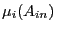 $\mu_i(A_{in})$