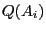 $Q(A_i)$