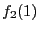 $f_2(1)$